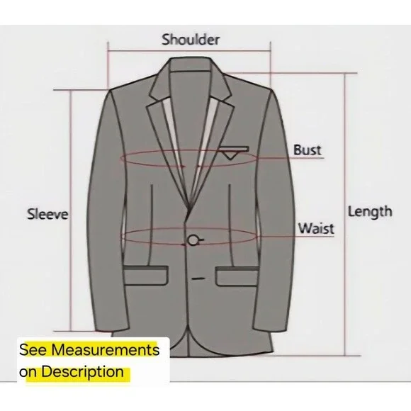 TOMMY HILFIGER Mens Sport Coat Blazer Mens 48R Beige Plaid - Picture 2 of 14